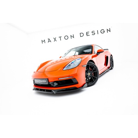 Kit carrosserie Maxton Design Porsche 718 Cayman GTS 982c (2016-2025) : lame avant, bas de caisse, lame arrière