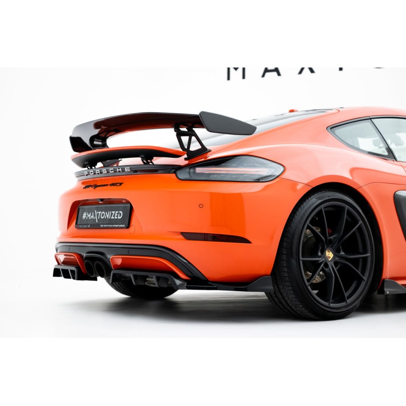 Kit carrosserie Maxton Design Porsche 718 Cayman GTS 982c (2016-2025) : lame avant, bas de caisse, lame arrière