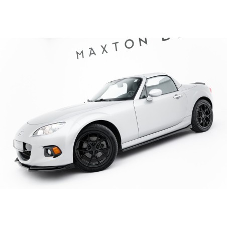 Kit carrosserie Maxton Design Mazda MX-5 Mk3 (NC) restylée (2009-2014) : lame avant, bas de caisse, lames arrière, becquet
