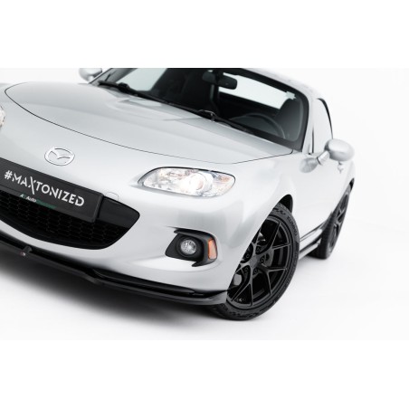 Kit carrosserie Maxton Design Mazda MX-5 Mk3 (NC) restylée (2009-2014) : lame avant, bas de caisse, lames arrière, becquet