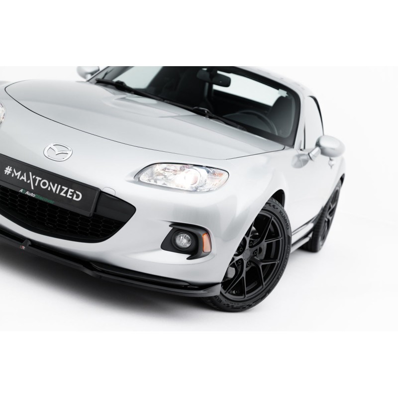 Kit carrosserie Maxton Design Mazda MX-5 Mk3 (NC) restylée (2009-2014) : lame avant, bas de caisse, lames arrière, becquet