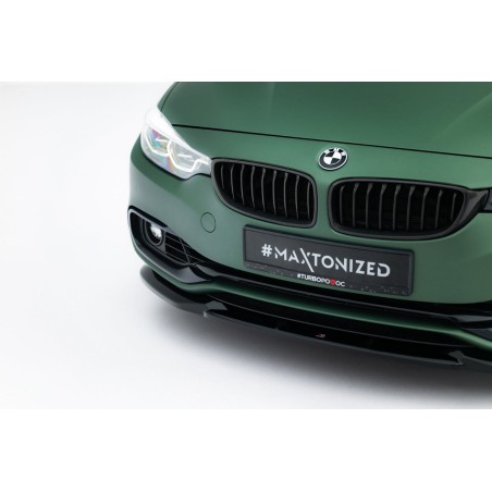 Kit carrosserie Maxton Design BMW Série 4 Cabrio F33 (2014-2020) : lame avant, bas de caisse, lames arrière, becquet