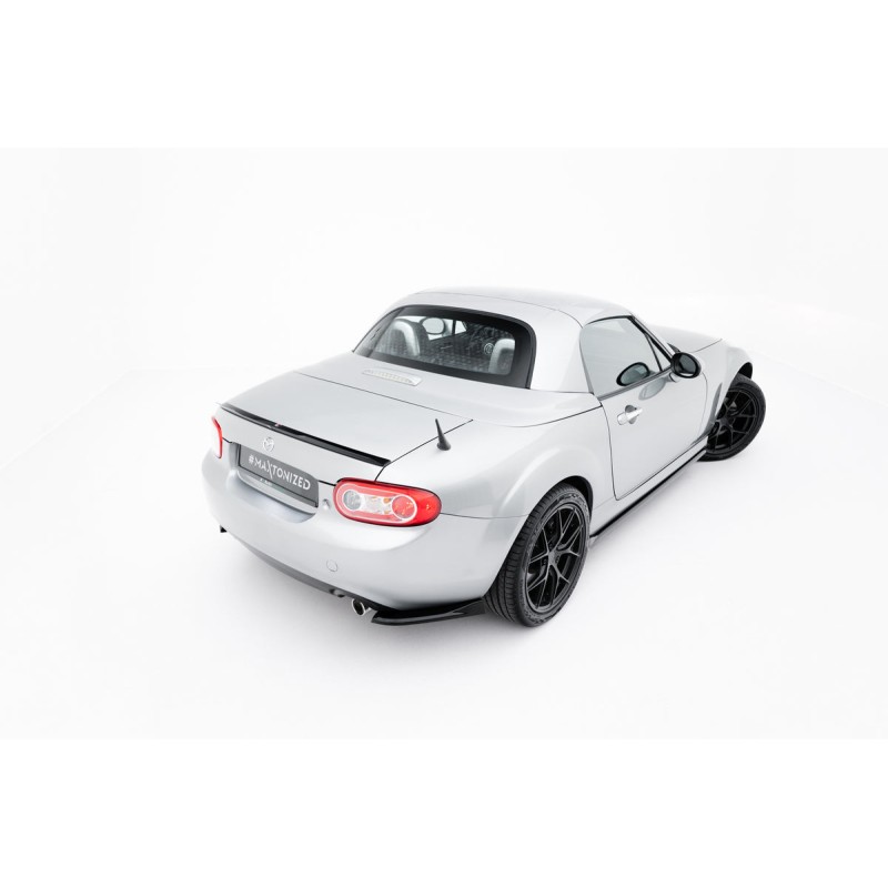 Kit carrosserie Maxton Design Mazda MX-5 Mk3 (NC) restylée (2009-2014) : lame avant, bas de caisse, lames arrière, becquet