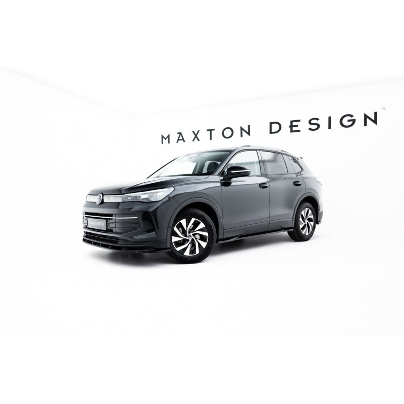 Kit carrosserie Maxton Design Volkswagen Tiguan Mk3 (2024+) : lame avant, bas de caisse, lame arrière, becquet