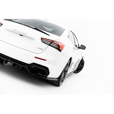 Kit carrosserie Maxton Design Maserati Ghibli Modena Mk3 restylée (2017-2020) : lame avant, bas de caisse, lame arrière, becquet