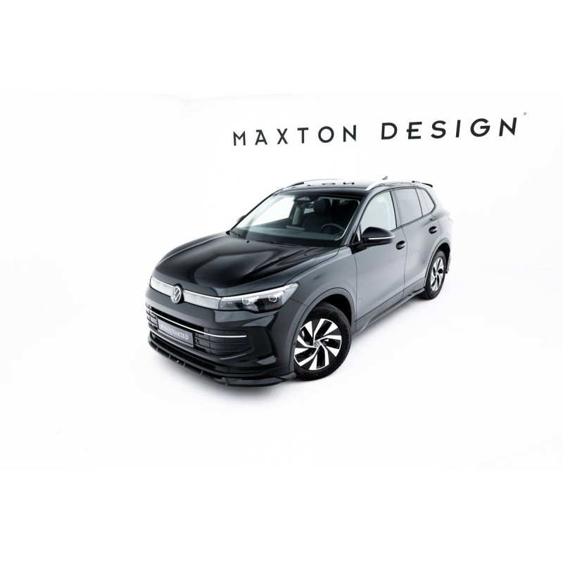 Kit carrosserie Maxton Design Volkswagen Tiguan Mk3 (2024+) : lame avant, bas de caisse, lame arrière, becquet
