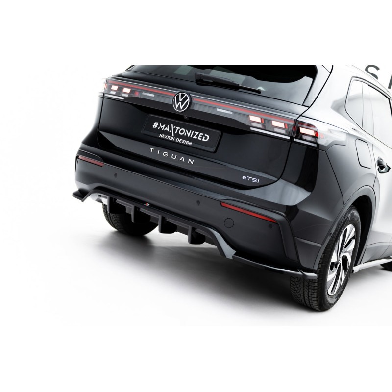 Kit carrosserie Maxton Design Volkswagen Tiguan Mk3 (2024+) : lame avant, bas de caisse, lame arrière, becquet