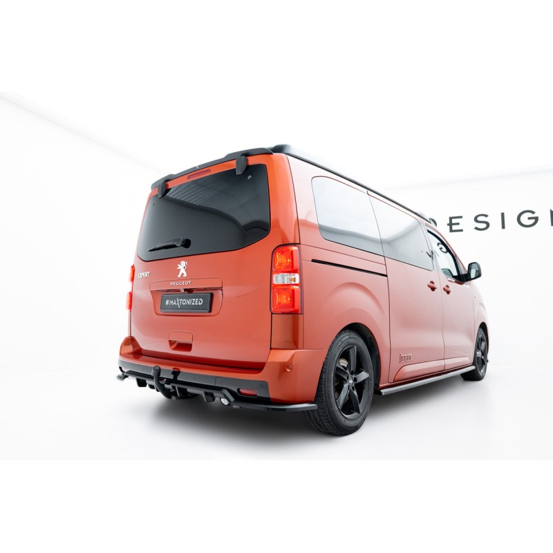Kit carrosserie Maxton Design Peugeot Expert Mk3 (2016-2023) : lame avant, bas de caisse, lame arrière, becquet