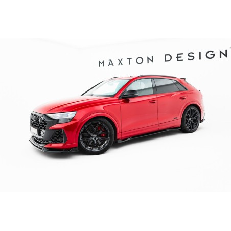 Kit carrosserie Maxton Design Audi RSQ8 Mk1 restylée (2023+) : lame avant, bas de caisse, lame arrière, becquet