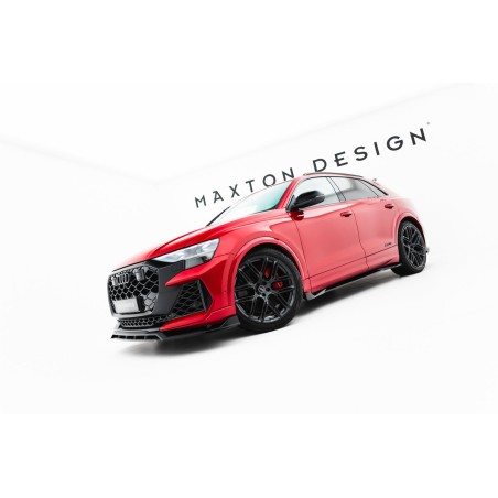 Kit carrosserie Maxton Design Audi RSQ8 Mk1 restylée (2023+) : lame avant, bas de caisse, lame arrière, becquet