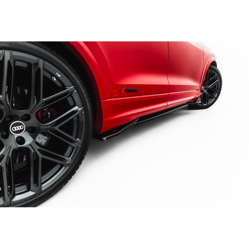 Kit carrosserie Maxton Design Audi RSQ8 Mk1 restylée (2023+) : lame avant, bas de caisse, lame arrière, becquet