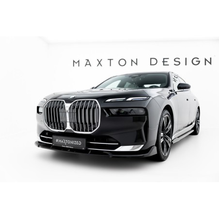 Kit carrosserie Maxton Design BMW Série 7 G70 V.1 (2022-2026) : lame avant, bas de caisse, lame arrière, becquet