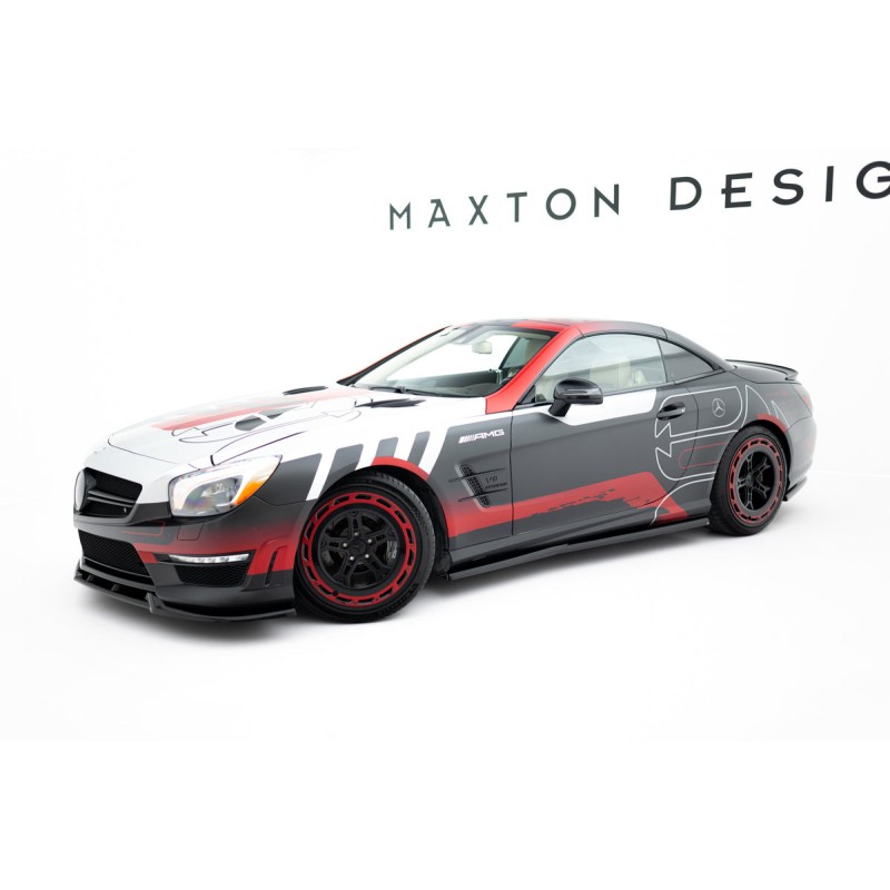 Kit carrosserie Maxton Design Mercedes-Benz SL 63 AMG R231 (2012-2016) : lame avant, bas de caisse, lame arrière, becquet