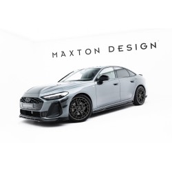 Kit carrosserie Maxton Design Audi A5 S-Line Berline B10 (2024+) : lame avant, bas de caisse, lame arrière, becquet