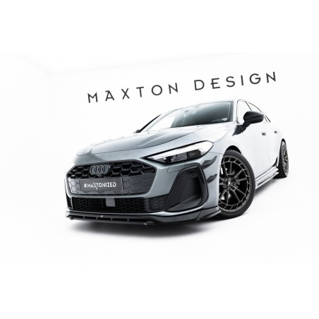 Kit carrosserie Maxton Design Audi A5 S-Line Berline B10 (2024+) : lame avant, bas de caisse, lame arrière, becquet