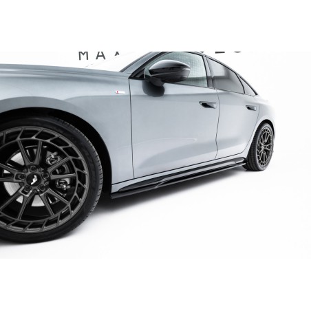 Kit carrosserie Maxton Design Audi A5 S-Line Berline B10 (2024+) : lame avant, bas de caisse, lame arrière, becquet
