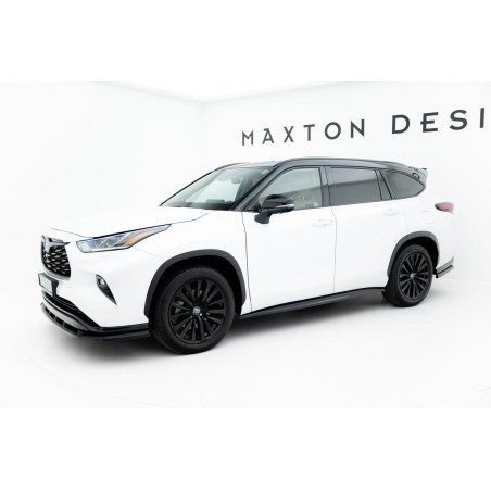Kit carrosserie Maxton Design Toyota Highlander Mk4 V.2 (2019+) : lame avant, bas de caisse, lame arrière, becquet