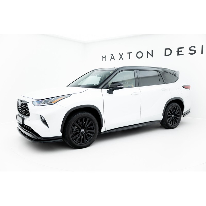 Kit carrosserie Maxton Design Toyota Highlander Mk4 V.2 (2019+) : lame avant, bas de caisse, lame arrière, becquet