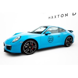 Kit carrosserie Maxton Design Porsche 911 Carrera 991 restylée (2016-2019) : lame avant, bas de caisse, lames arrière, becquet