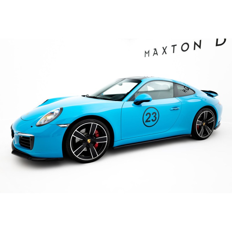 Kit carrosserie Maxton Design Porsche 911 Carrera 991 restylée (2016-2019) : lame avant, bas de caisse, lames arrière, becquet