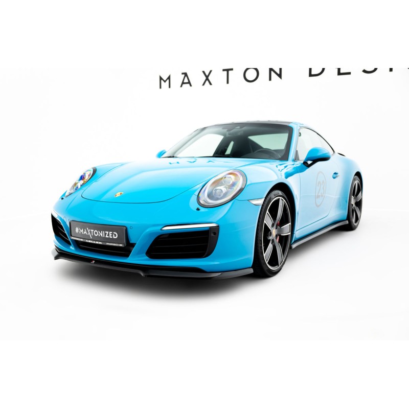 Kit carrosserie Maxton Design Porsche 911 Carrera 991 restylée (2016-2019) : lame avant, bas de caisse, lames arrière, becquet