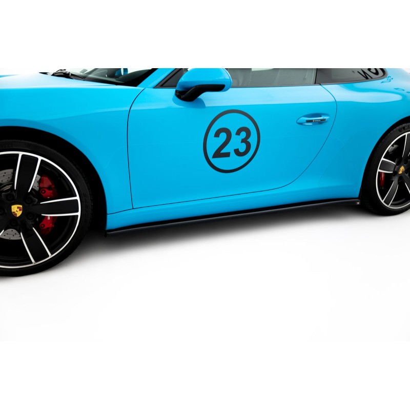 Kit carrosserie Maxton Design Porsche 911 Carrera 991 restylée (2016-2019) : lame avant, bas de caisse, lames arrière, becquet