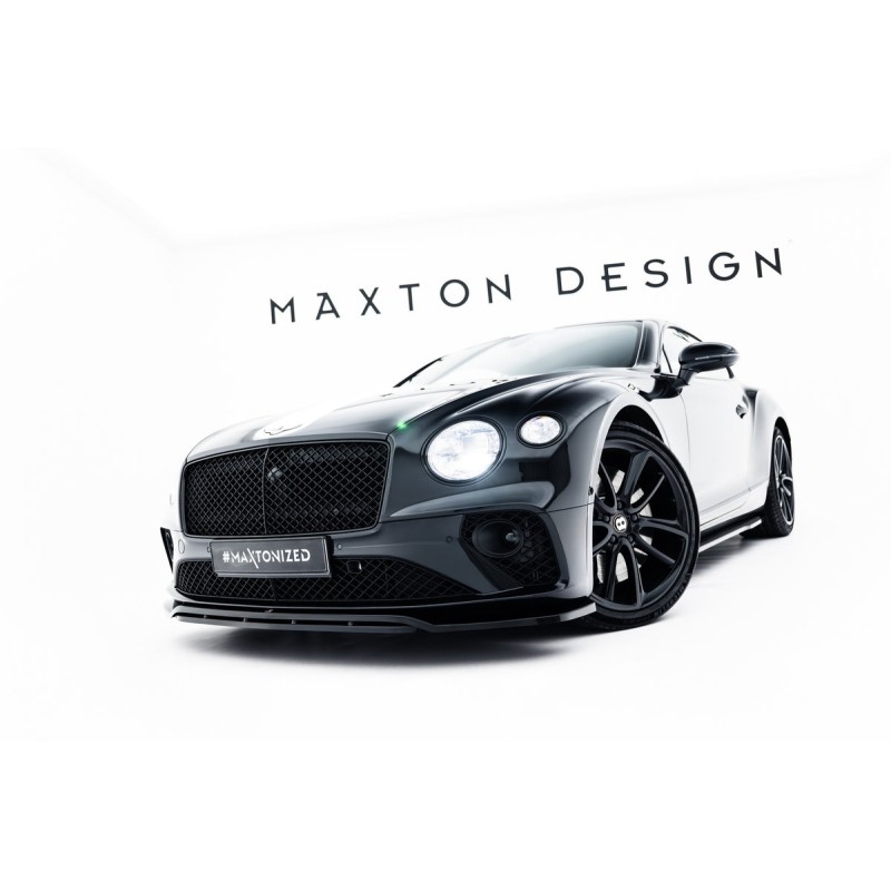 Kit carrosserie Maxton Design Bentley Continental GT Coupé Mk3 (2018-2024) : lame avant, bas de caisse, lame arrière, becquet