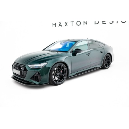Kit carrosserie carbone Maxton Design Audi RS7 C8 (2019-2023) : lame avant, bas de caisse, diffuseur arrière, lames arrière
