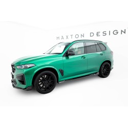 Kit carrosserie carbone Maxton Design BMW X5 M F95 restylée (2023+) : lame avant, bas de caisse, lames arrière, becquet