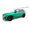 Kit carrosserie carbone Maxton Design BMW X5 M F95 restylée (2023+) : lame avant, bas de caisse, lames arrière, becquet