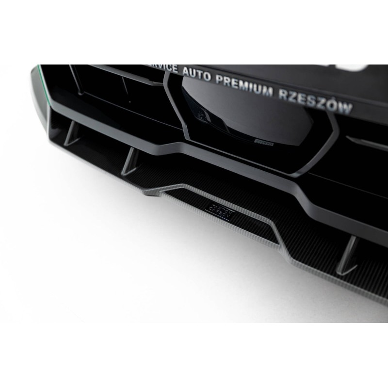 Kit carrosserie carbone Maxton Design BMW X5 M F95 restylée (2023+) : lame avant, bas de caisse, lames arrière, becquet