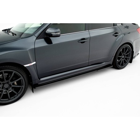 Kit carrosserie Maxton Design Subaru Impreza WRX STI Mk3 restylée (2011-2014) : lame avant, bas de caisse, lame arrière, becquet