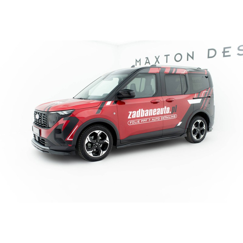 Kit carrosserie Maxton Design Ford Tourneo Courier Mk2 (2023+) : lame avant, bas de caisse, lame arrière, becquet