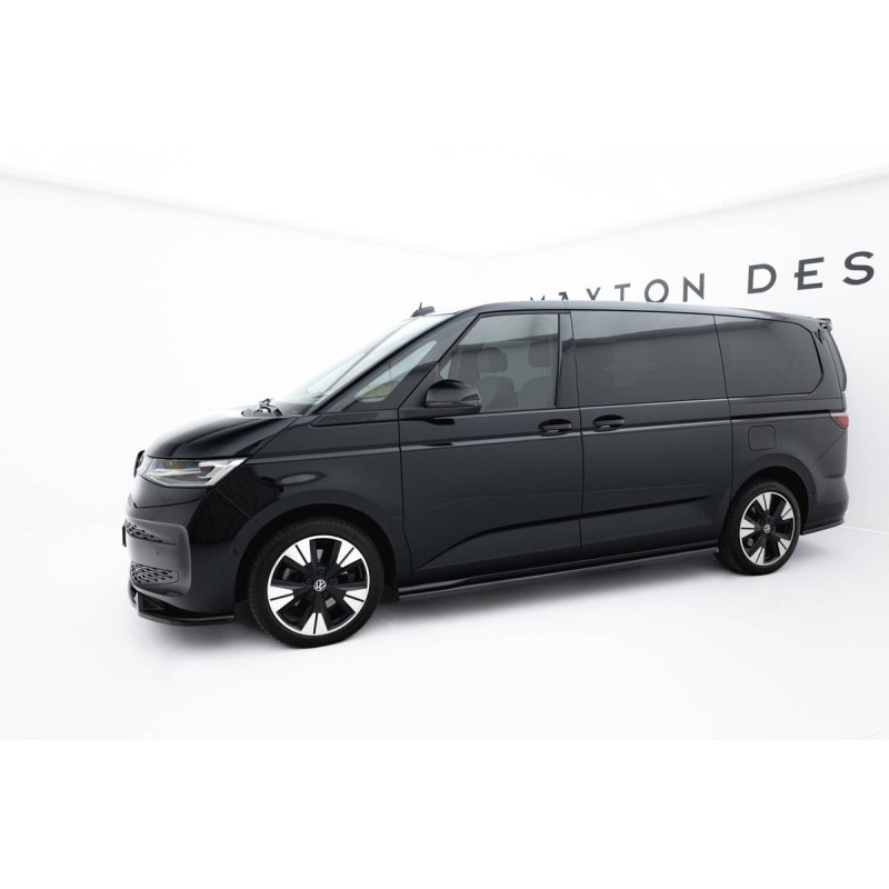 Kit carrosserie Maxton Design Volkswagen Multivan long T7 (2021+) : lame avant, bas de caisse, lame arrière, becquet