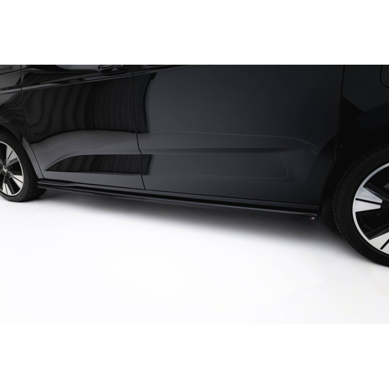 Kit carrosserie Maxton Design Volkswagen Multivan long T7 (2021+) : lame avant, bas de caisse, lame arrière, becquet