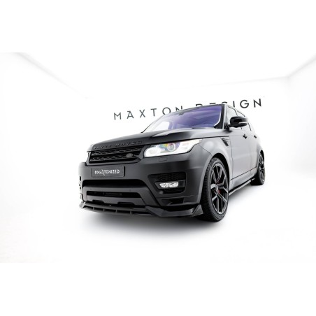 Kit carrosserie Maxton Design Land Rover Range Rover Sport Mk2 (2013-2018) : lame avant, bas de caisse, lame arrière, becquet
