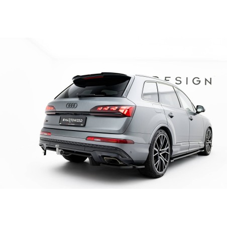 Kit carrosserie Maxton Design Audi Q7 S-Line Mk2 restylée 2 (2023+) : lame avant, bas de caisse, lame arrière, becquet