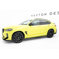 Kit carrosserie Maxton Design BMW X4M F98 restylée (2021+) : lame avant, bas de caisse, lame arrière, becquet