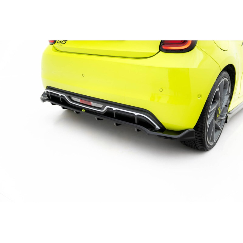 Kit carrosserie Maxton Design Abarth 500e (2023+) : lame avant, bas de caisse, lame arrière, becquet