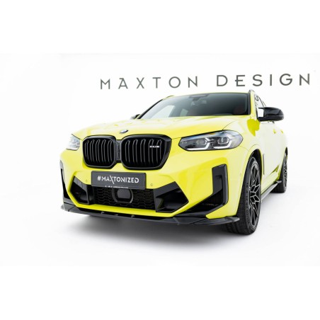 Kit carrosserie Maxton Design BMW X4M F98 restylée (2021+) : lame avant, bas de caisse, lame arrière, becquet