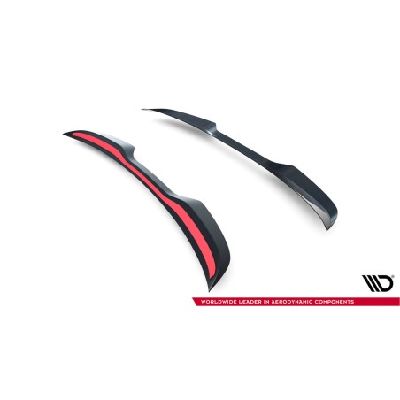 Kit carrosserie Maxton Design Abarth 500e (2023+) : lame avant, bas de caisse, lame arrière, becquet