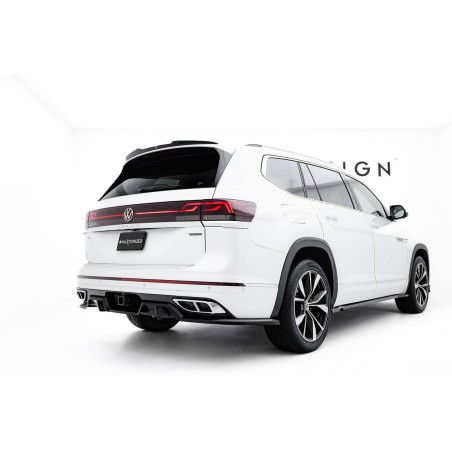 Kit carrosserie Maxton Design Volkswagen Atlas R-Line Mk1 restylée 2 (2023+) : lame avant, bas de caisse, lame arrière, becquet