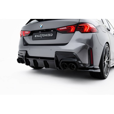 Kit carrosserie Maxton Design BMW M135i F70 V.2 (2024+) : lame avant, bas de caisse, diffuseur arrière, lames arrière, becquet