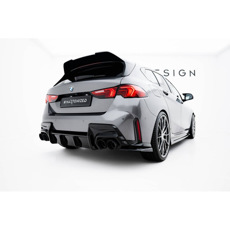 Kit carrosserie Maxton Design BMW M135i F70 V.2 (2024+) : lame avant, bas de caisse, diffuseur arrière, lames arrière, becquet