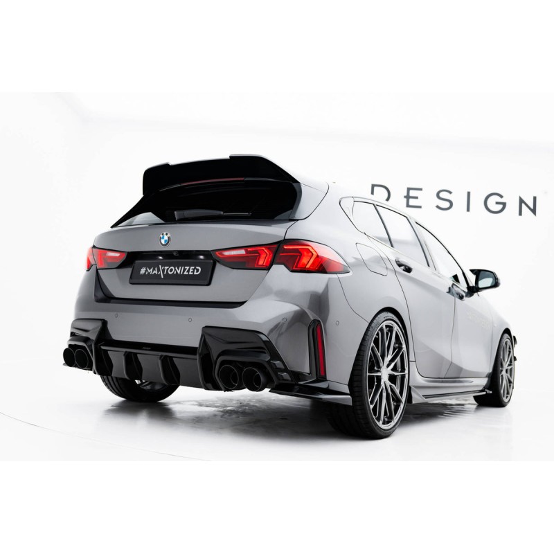 Kit carrosserie Maxton Design BMW M135i F70 V.1 (2024+) : lame avant, bas de caisse, diffuseur arrière, lames arrière, becquet