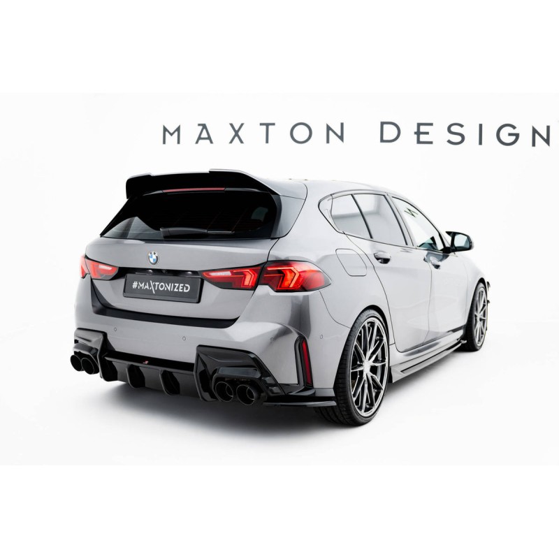 Kit carrosserie Maxton Design BMW M135i F70 V.1 (2024+) : lame avant, bas de caisse, diffuseur arrière, lames arrière, becquet