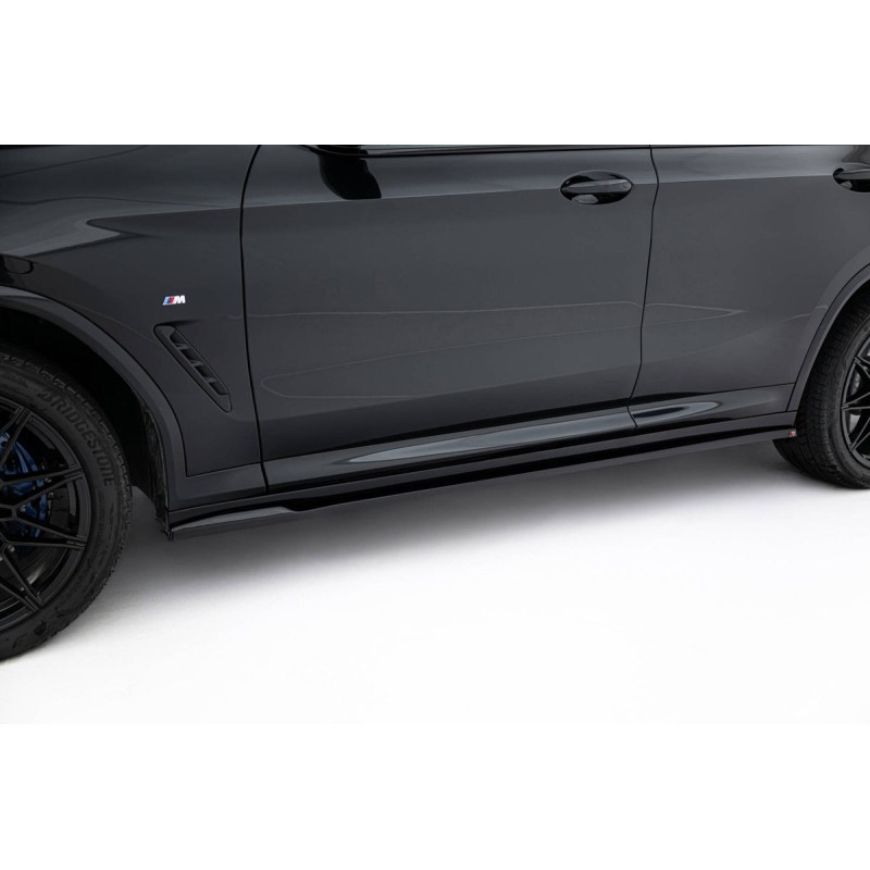 Kit carrosserie Maxton Design BMW X4 M-Pack G02 restylée (2021+) : lame avant, bas de caisse, lame arrière, becquet
