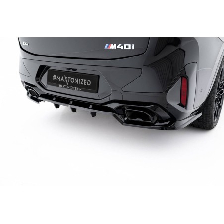 Kit carrosserie Maxton Design BMW X4 M-Pack G02 restylée (2021+) : lame avant, bas de caisse, lame arrière, becquet