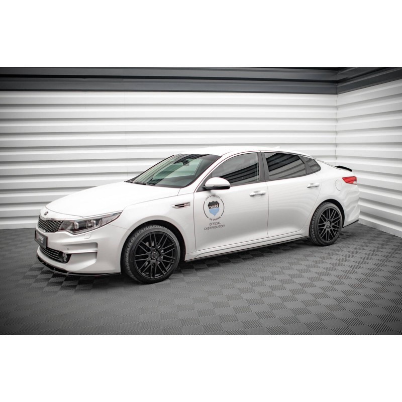 Kit carrosserie Maxton Design Kia Optima Mk4 (2015-2018) : lame avant, bas de caisse, lames arrière, becquet
