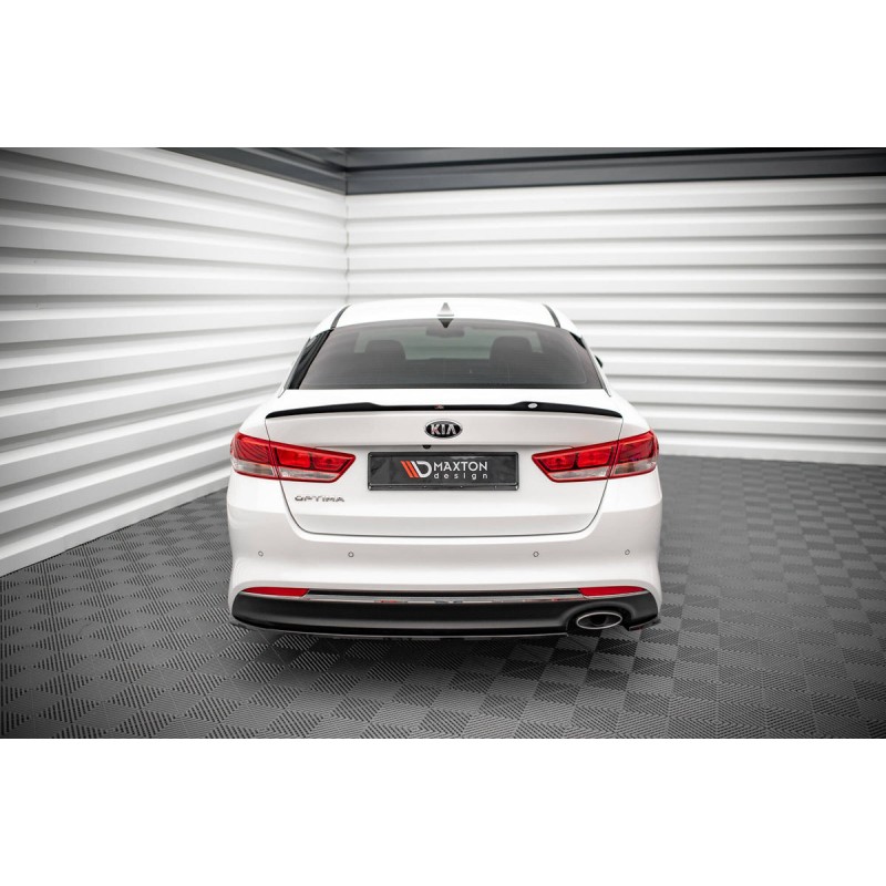Kit carrosserie Maxton Design Kia Optima Mk4 (2015-2018) : lame avant, bas de caisse, lames arrière, becquet